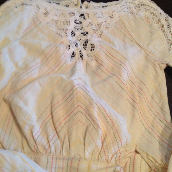 SaLE rARE Free People boho blouse - Picture 4 of 5